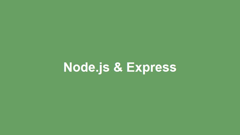 Building RESTful APIs with Node.js and Express